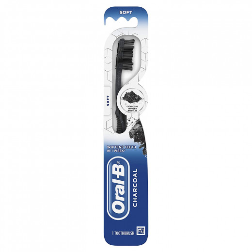 Oral-B Charcoal Toothbrush, Soft, 1 Count