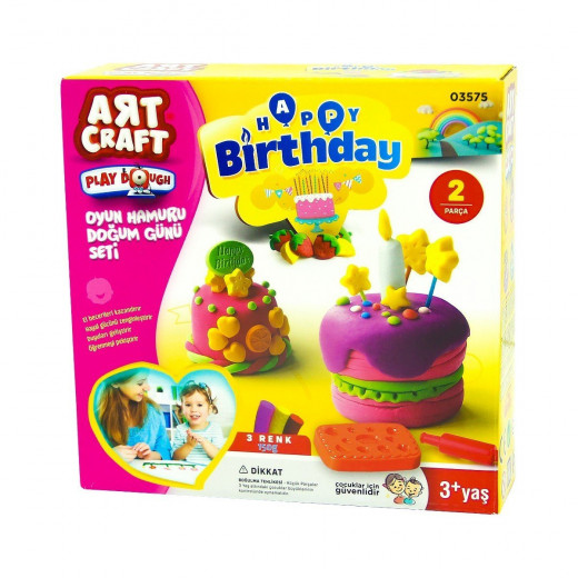 Art Craft Birthday Play Dough Set