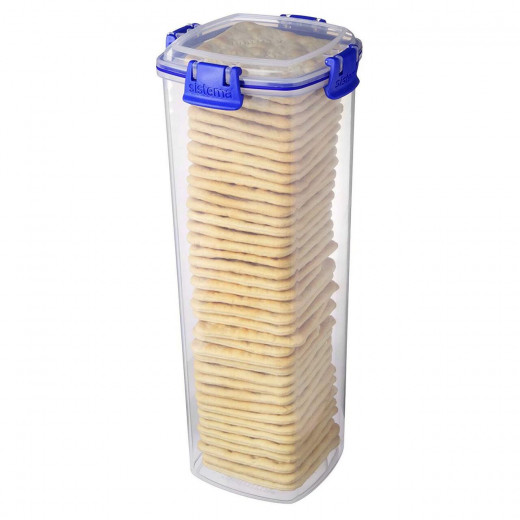 Sistema Klip It Cracker Biscuit Food Storage ,large 1.8 L -Clear