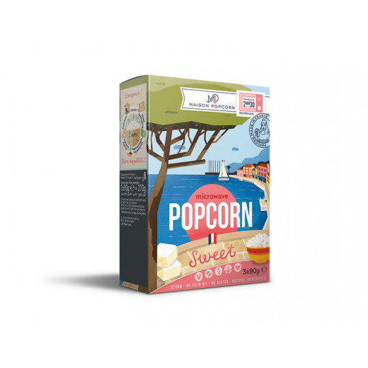 Maison Popcorn Sweet Flavor 3 Packs
