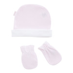 Cambrass - Cap and Mittens Liso Pink