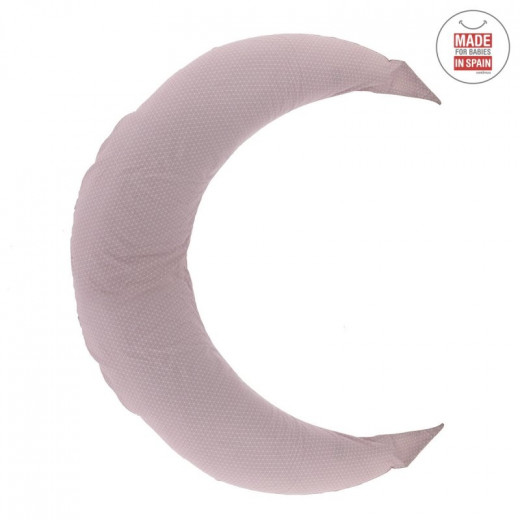 Cambrass Nursing Pillow, Pink Moon Design, 80 x 185 x 16 cm