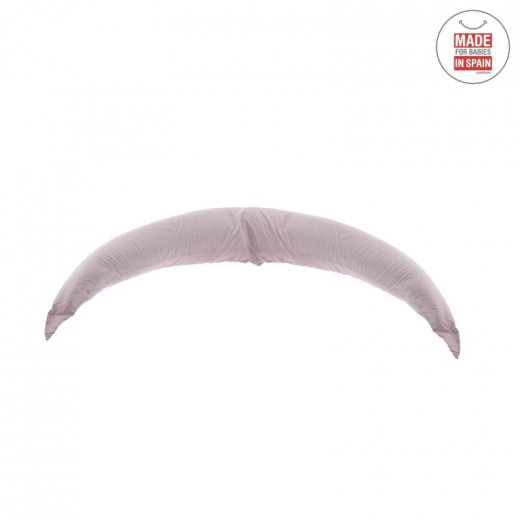 Cambrass Nursing Pillow, Pink Moon Design, 80 x 185 x 16 cm