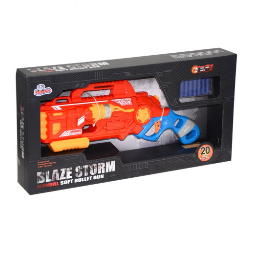 Blaze Storm Manual Mega Soft Bullet Gun