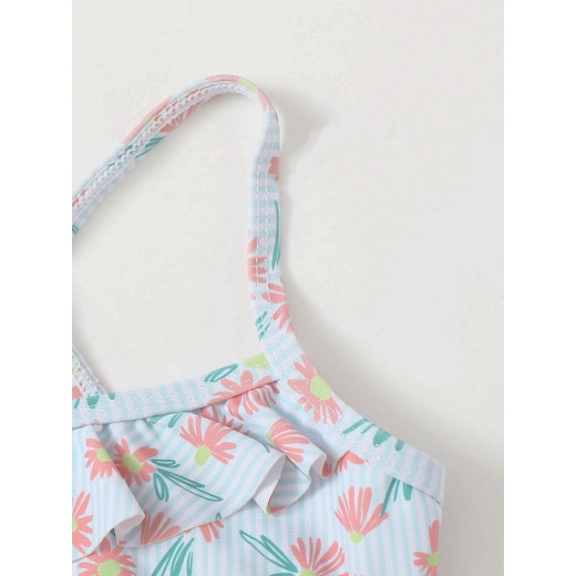 Baby Girl Floral Bikini Swimsuit (1-2 Years )