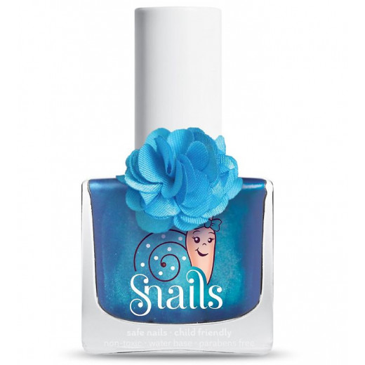 Snails Lily Fleur Collection Washable Child Nail Polish ,10.5ml Blue