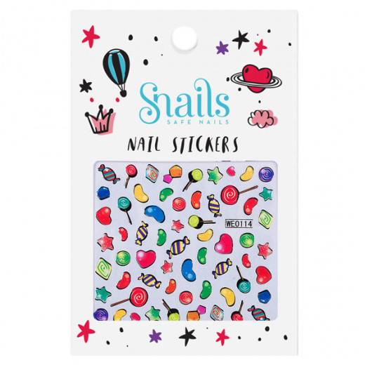 Snails  Nail Stickers Candy Blast