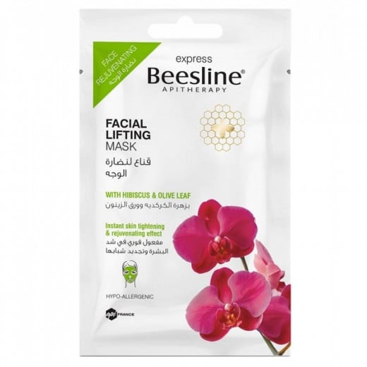 Beesline Rejuvenating Facial Lifting Mask With Hibiscus Flower And Olive Leaf, 25ml