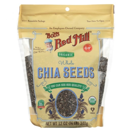 Bob's Red Mill Brm Org Gf Whole Chia Seeds 340g