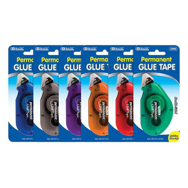 Bazic Glue Double Sided Tape, 1 Pack, Assorted | Bazic | | Jordan-Amman ...