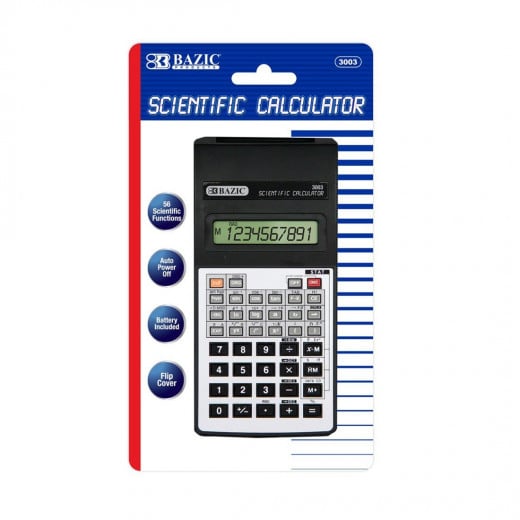 Bazic 56 Function Scientific Calculator With Flip Cover