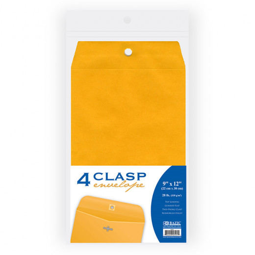 Bazic Clasp Envelope Set of 4