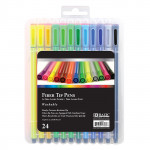 قلم برأس من الالياف 24 لون قابل للغسل من بازيك