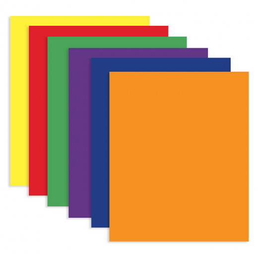 Bazic Assorted Color 2-Pockets Portfolios