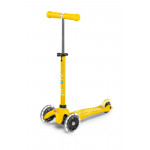 Mini Micro Deluxe LED Scooter, Yellow