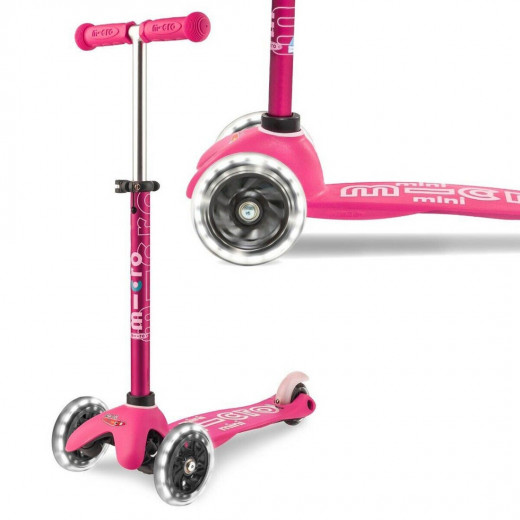 Mini Micro Deluxe LED Scooter, Pink