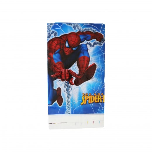 Disposable Tables Cover , Blue Spider Man Design