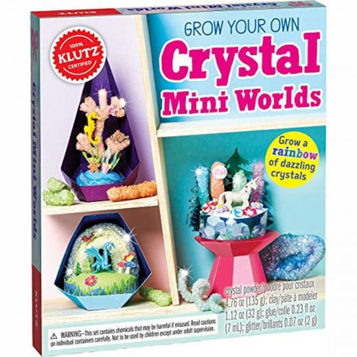 Klutz Grow Your Own Crystal Mini Worlds