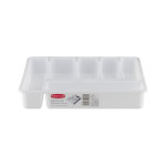 Rubbermaid Large Cutlery Tray, White