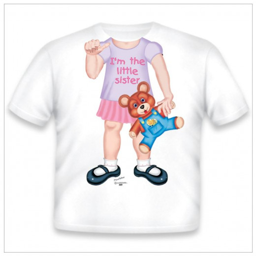 Just Add A Kid Sister Little Infant T-shirt 6M