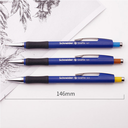 قلم الرصاص الميكانيكية شنايدر جرافيكس 0.7 ملم أزرق عبوة من 10