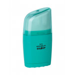 Serve Double Sharp Sharpener & Eraser - Turquoise