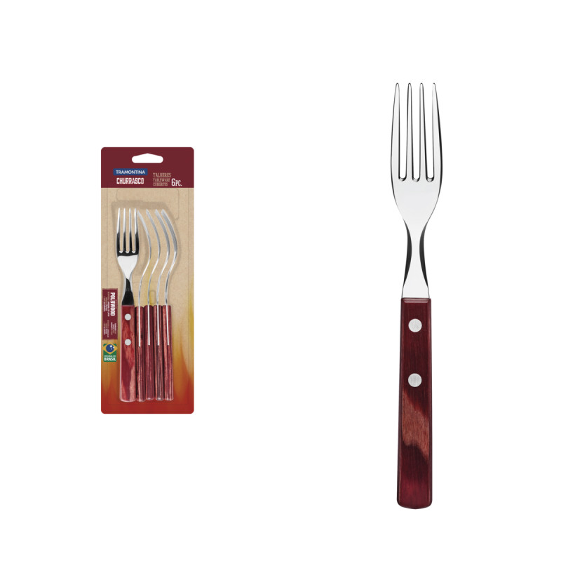 Tramontina Table Fork Polywood Red | Kitchen | Cutlery Accessories | Cutlery Sets