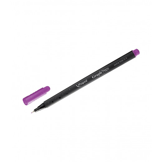 Maped Graph'Peps Fineliner 0.4mm Sweety Purple, 1 Piece