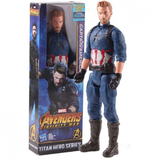 Captain America Avengers Marvel Infinity War Titan Hero Series Figure Capitan