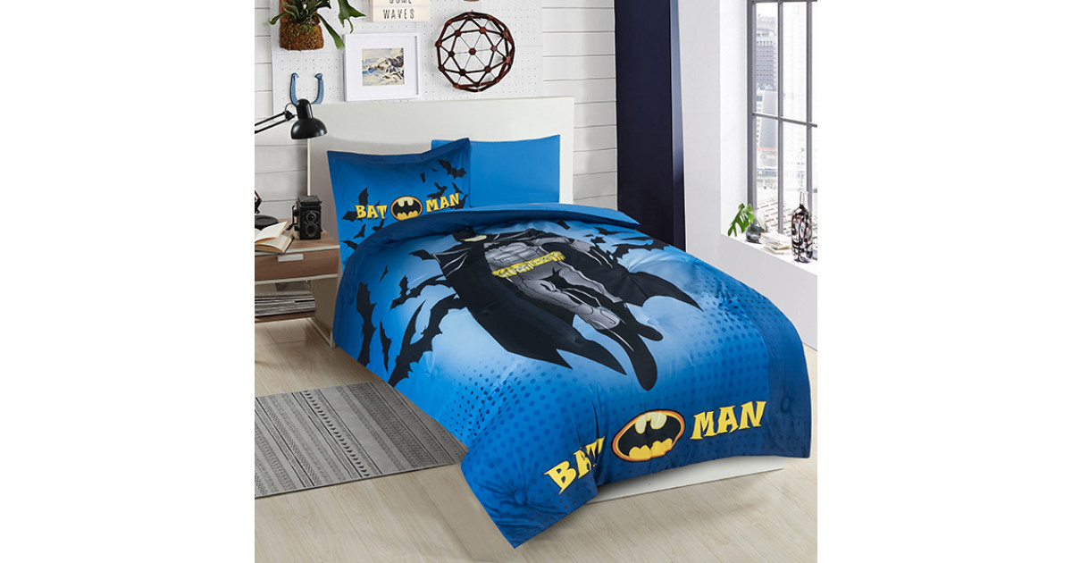 Nova Home Comforter 4pcs Set Batman Twin Unique | Nova Home | |  Jordan-Amman | Buy & Review
