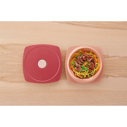 Maped Lunch Plate for Adult Pink 900ml