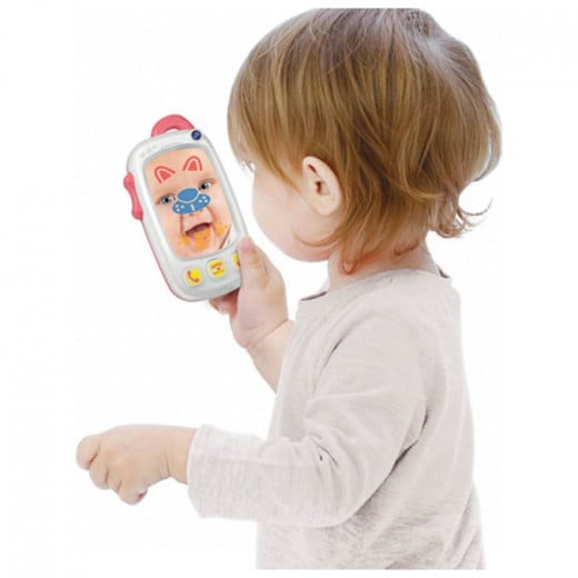 Winfun My First Baby Selfie Phone With Light And Sound – Pink