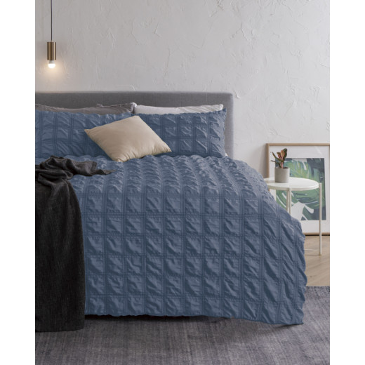 Nova Home Comforter Twin Blue,Microfiber 3pcs