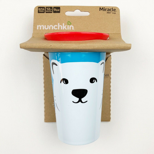 Munchkin - Miracle 360 WildLove Sippy Cup 266 ml - Polar Bea