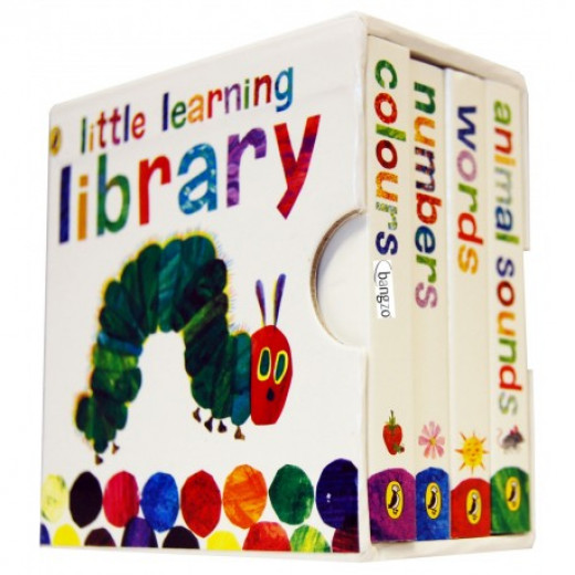 اليرقة الجائعة جدًا: مكتبة التعلم الصغيرة ، 4 كتب صغيرة  من بنجوين