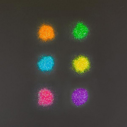 Bazic Neon Color Glitter Tubes (22g)