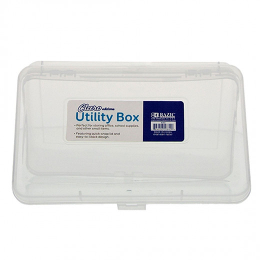 Bazic Multipurpose Utility Box Color: Clear