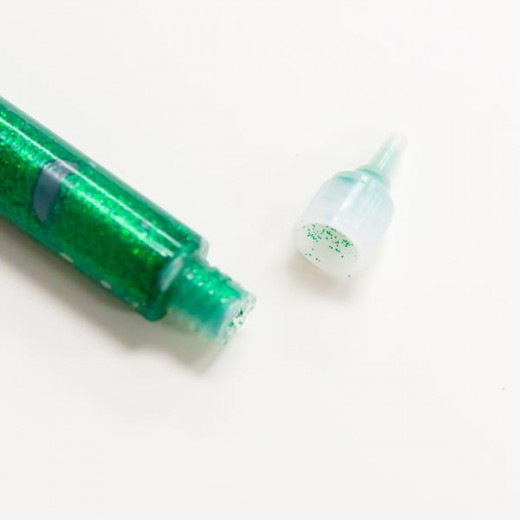 Bazic 10 Tubes Glitter Glue Pen (10.5 Ml)