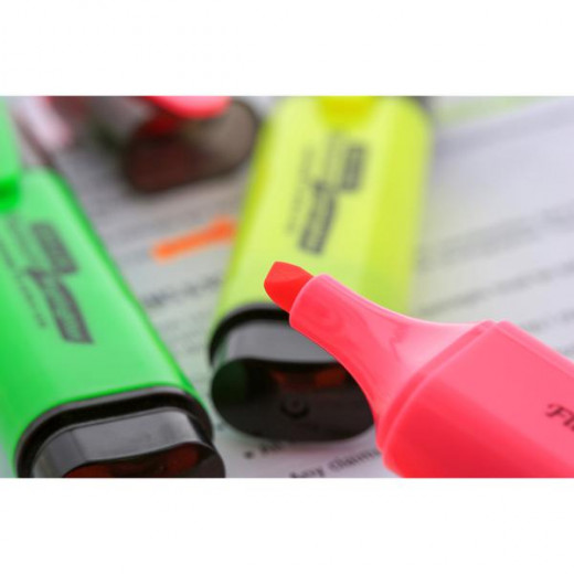 Bazic Fluorescent Highlighters Pocket Clip (3/pack)