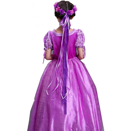 Girls' Purple Princess Dress Up Size Small