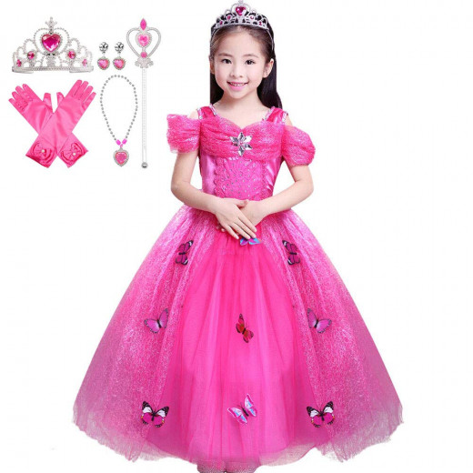 فستان الأميرة إلسا للفتيات الصغيرات الحجم الصغير