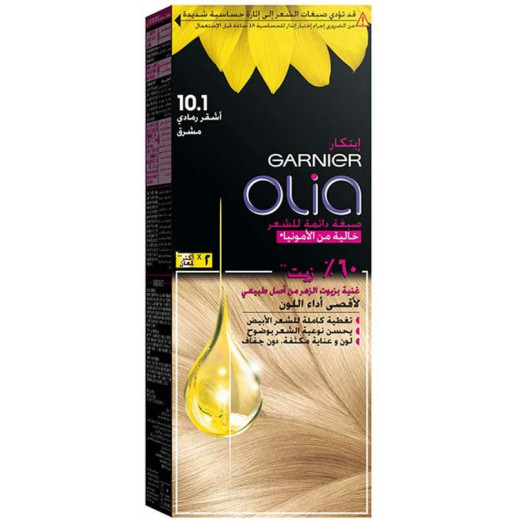 Garnier Olia No Ammonia Permanent Haircolor 10.1 Ashy Vivid Blonde