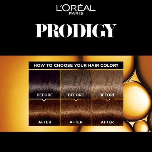 L'Oréal Paris Prodigy Permanent No Ammonia Hair Color , Number 6.32