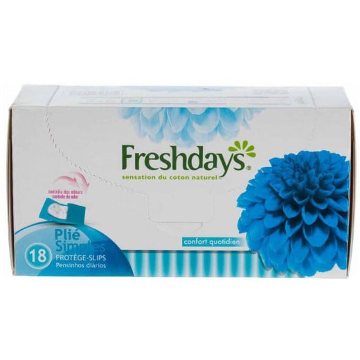 Freshdays Daily Comfort Panty Liners 18-Piece