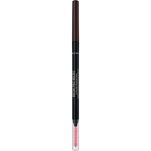 Rimmel London Pro Micro Ultra-Fine Precision Eye Brow Pencil, 0.09g, 002 Soft Brown