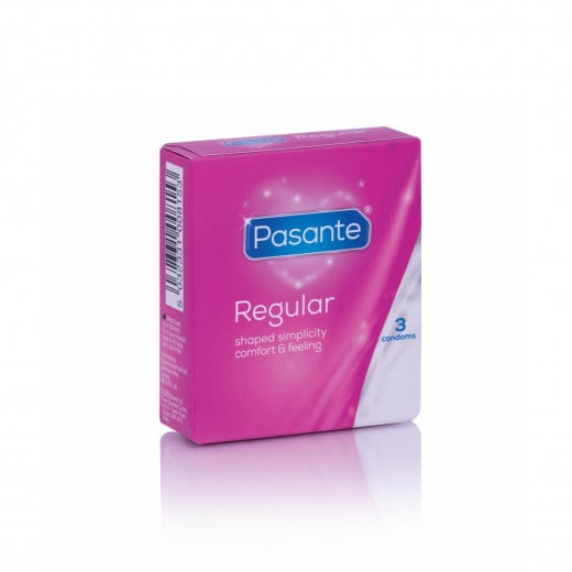 Pasante Regular Condoms 3's