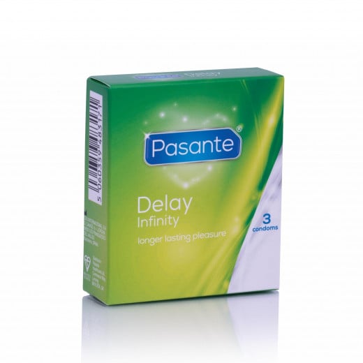 Pasante Delay Infinity Condoms 3's