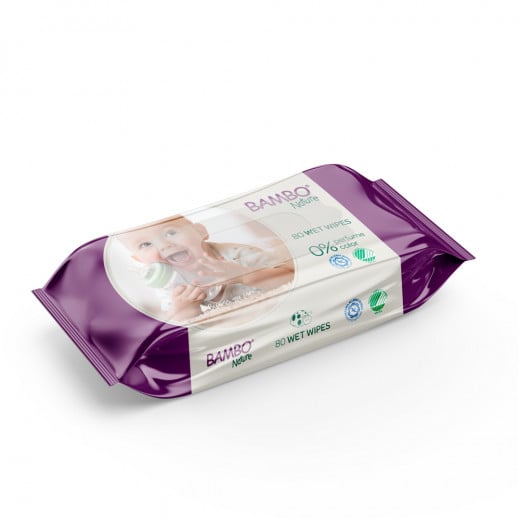 Bambo Nature Diapers Size 6 (16+ Kg), 40 Diapers, 2 Packs + Wet Wipes, 80 Wipe, 2 Packs