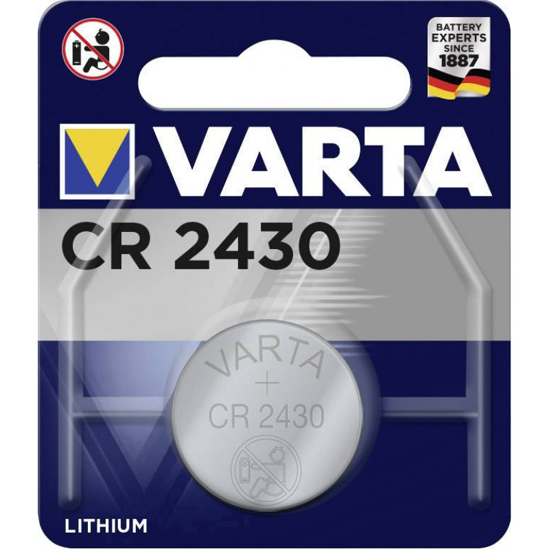 CR2430 3V 280mAh Lithium Coin Battery