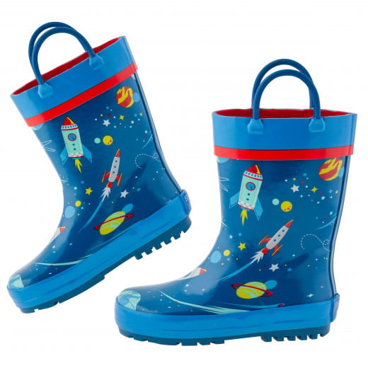 حذاء المطر، برسمة الفضاء من ستيفين جوزيف